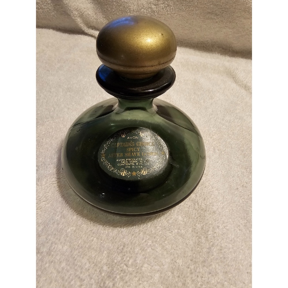 Avon Captain's Choice Spicy After Shave Lotion Vintage Bottle 6 fl oz
